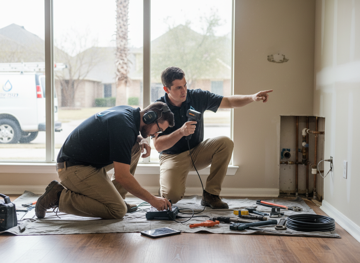 Hidden Water Leak Detection & Repair by Leak Trace Co in Dallas 75229, TX