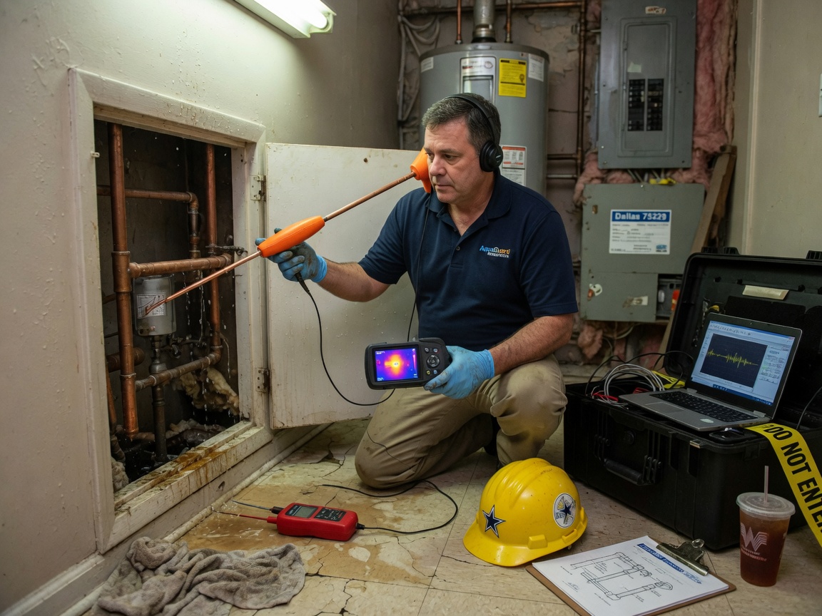 Hidden Water Leak Detection & Repair in Carrollton, TX