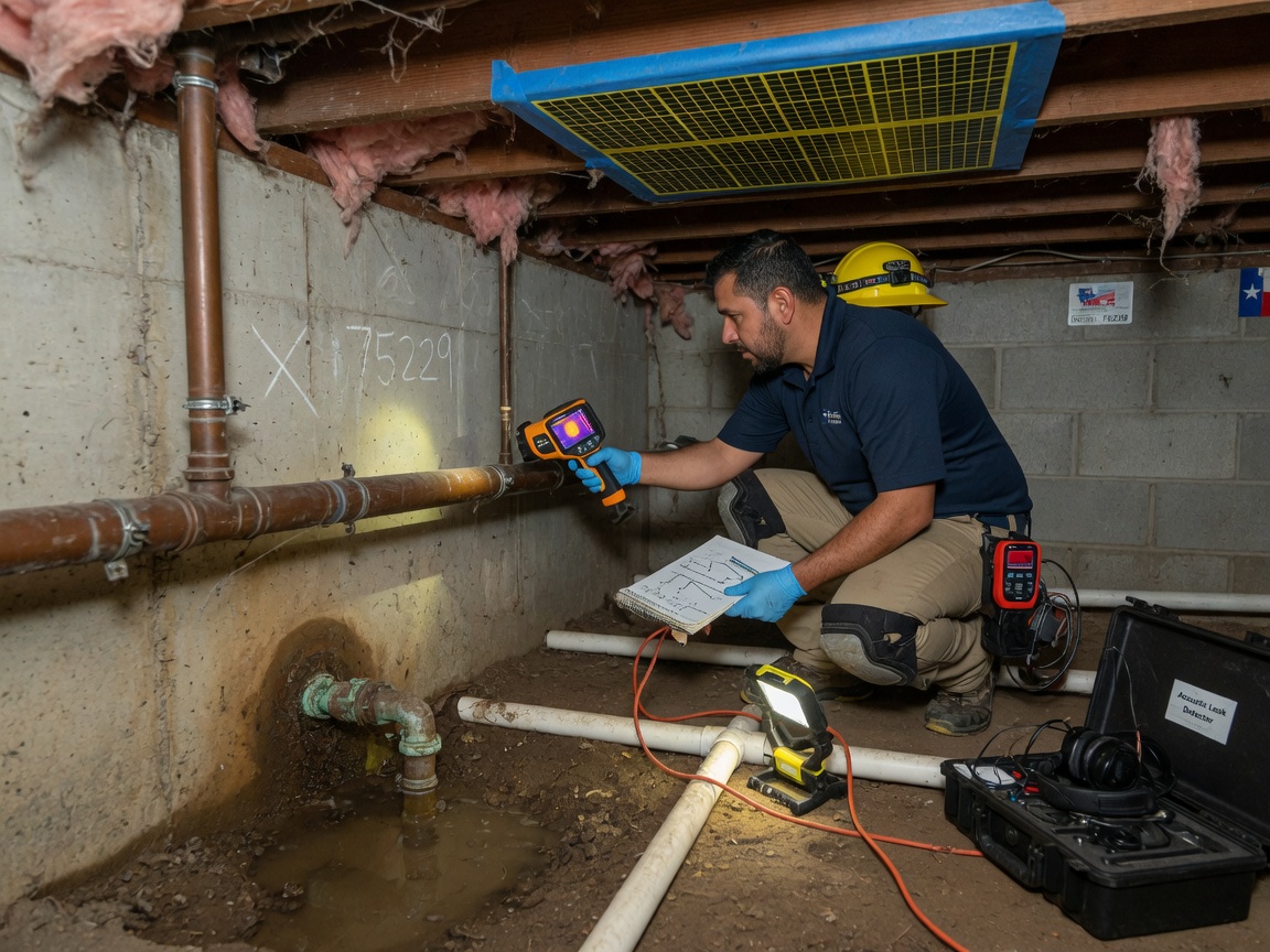 Residential Water Leak Detection in Dallas 75229, TX