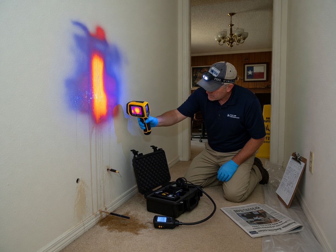 Water Leak Detection Behind Walls in Dallas 75229, TX